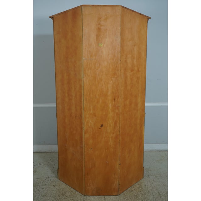 Habersham Country 4 Door Corner Cupboard Cabinet For Sale - Image 10 of 12