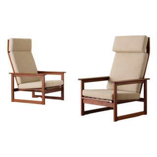 Florens Easy Chairs by Erik Wørtz, Sweden, 1960s, Set of 2 For Sale