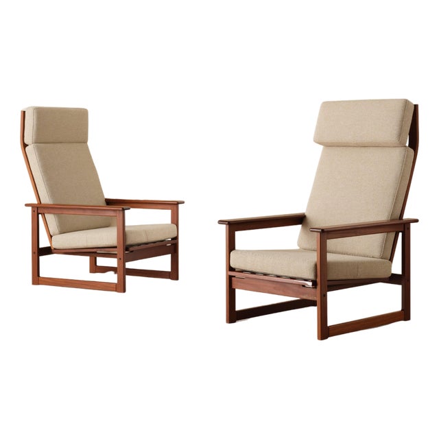 Florens Easy Chairs by Erik Wørtz, Sweden, 1960s, Set of 2 For Sale