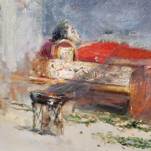 Death of Caesar, Late 19th-Early 20th Century, Artwork on Paper on Canvas For Sale - Image 15 of 18