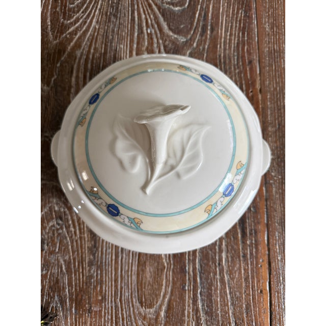 Modern 1990s Villeroy Boch Castellina Covered Casserole Dish Citta Campagna Floral Fruit Tureen For Sale - Image 3 of 9