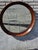 1920s 1920 Regency Style Solid Walnut Handmade American Round Mirror. For Sale - Image 5 of 16