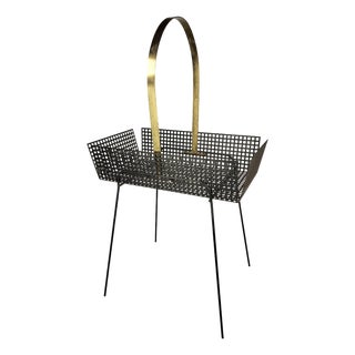 Mid-Century Minimalist Magazine Rack, 1960s For Sale