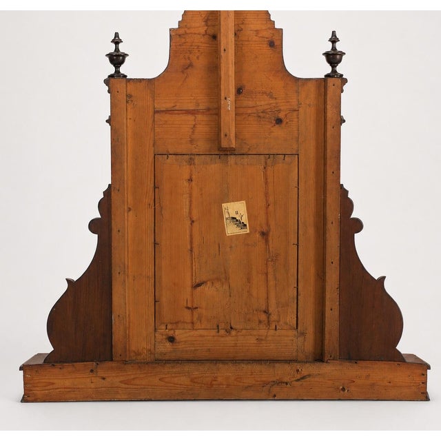 Italian Carved Walnut Dressing Mirror from Cucchi & Sola, 1850 For Sale - Image 4 of 7