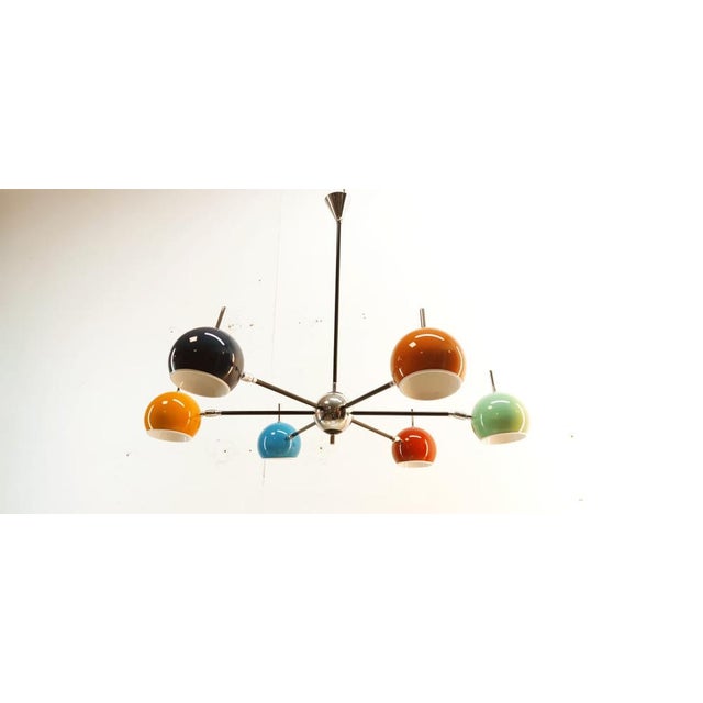 Space Age Chandelier with Adjustable Spheres, 1970s For Sale - Image 10 of 18
