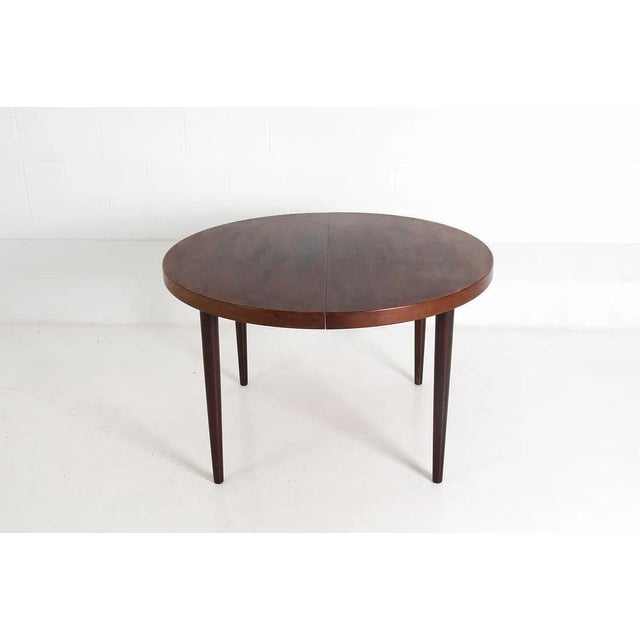Mid 20th Century Danish Modern Rosewood Dining Table For Sale - Image 12 of 13
