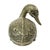 Silver-Plated Brass Duck Sculpture in the style of Mauro Manetti, 1970s For Sale - Image 10 of 11