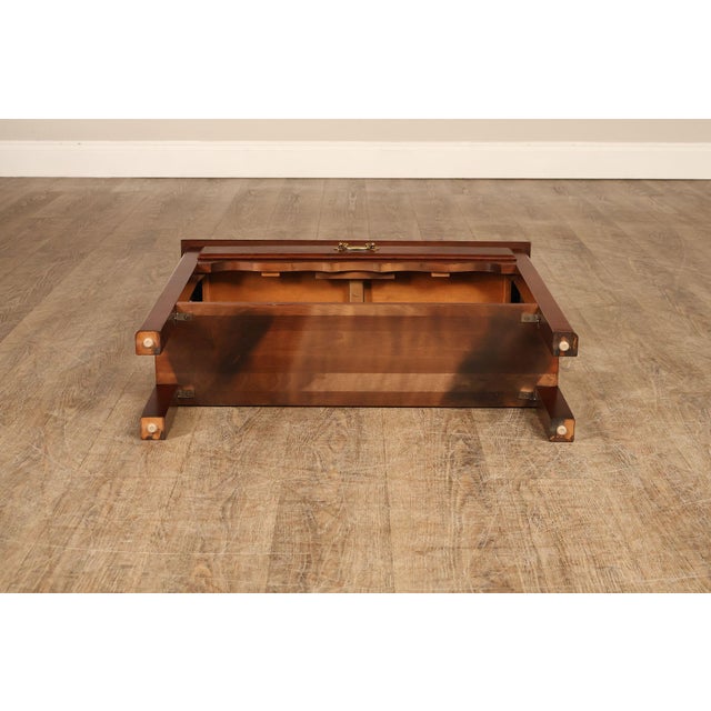 Chippendale Style Narrow One Drawer Small Console Table For Sale - Image 17 of 18