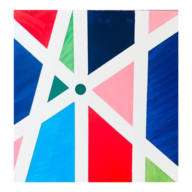 Colours of Life Abstract Modern Acrylic Painting by Shabs Beigh For Sale