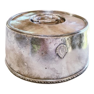1922 Silver Plated Biltmore Hotel Platter Cover For Sale