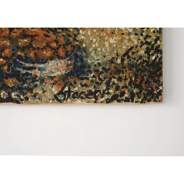 1960s Pointillist Still Life Painting For Sale - Image 10 of 12