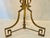 French Beaded Top Wrought Iron Table by Maison Huret, Circa 1865 For Sale - Image 9 of 15