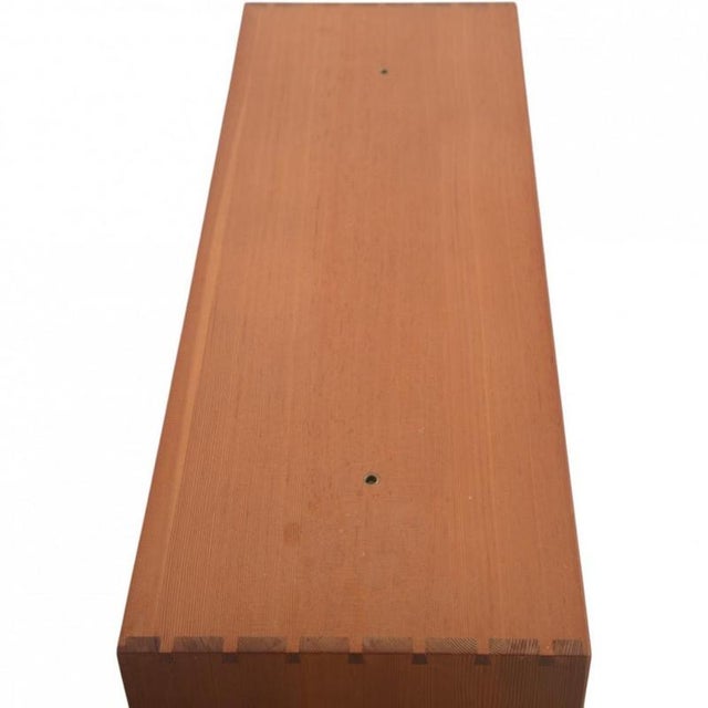 Wood Bookcase in Oregon Pine by Mogens Koch, 1970s For Sale - Image 7 of 11