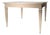 French Ecru Wood Dining Table by anonimo For Sale