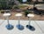 We have for your consideration a very beautiful set of three counter stools. Possibly can be used as barstools as well...