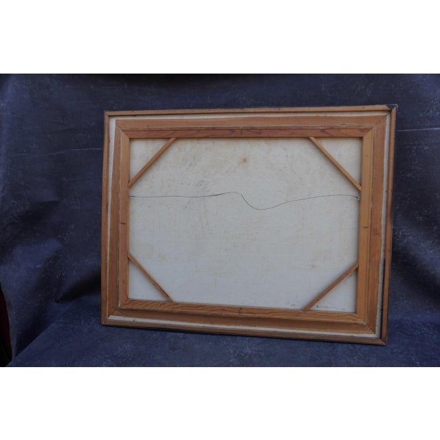 1960s Jean Nerfin - Sailboat, Harbor, Bridge, Autumn Trees Oil on Canvas For Sale In Los Angeles - Image 6 of 6