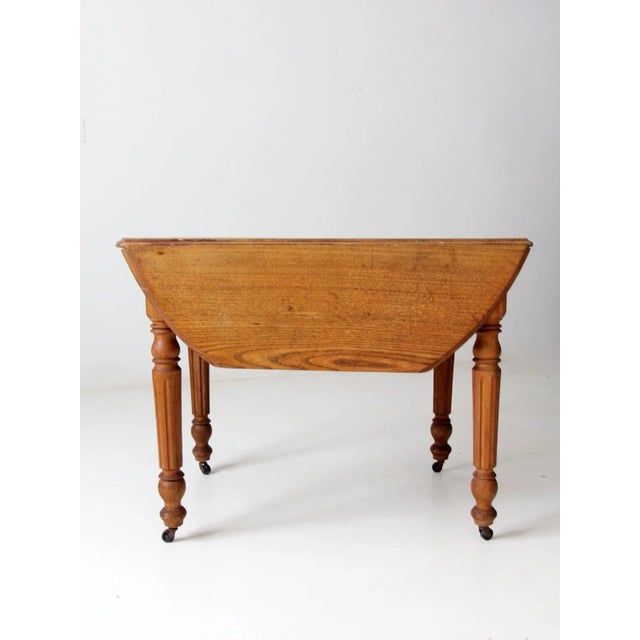 Antique Drop Leaf Table For Sale - Image 12 of 13