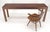 Wood Walnut Mid Century Modern 6' Long Parsons Style Console Sofa Table Baughman MINT For Sale - Image 7 of 13