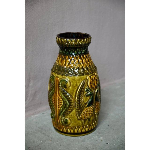 1960s Large Brutalist Vase by Bodo Mans for Bay Keramik, 1950s For Sale - Image 5 of 10