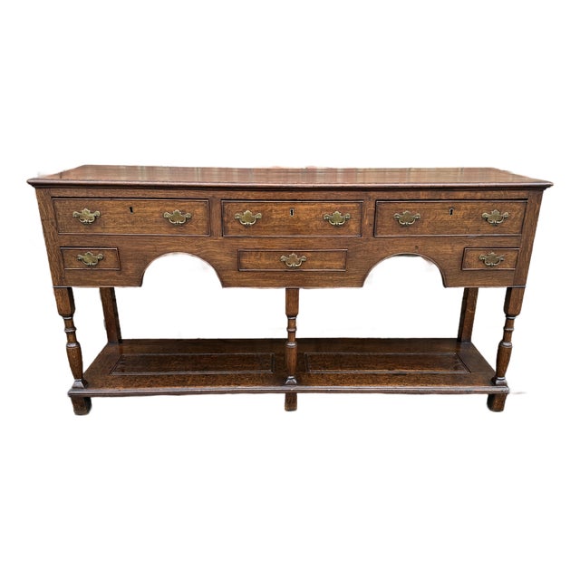 18th Century Welsh Dresser Base For Sale