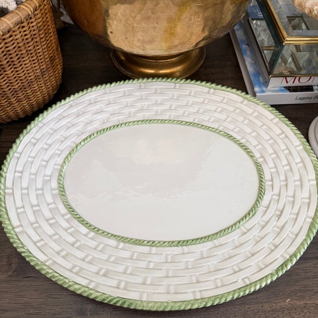 Italian Ceramic Vintage Artichoke Soup Tureen With Underplate For Sale In Phoenix - Image 6 of 8
