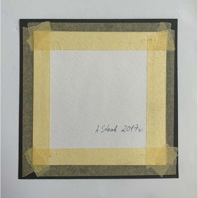 Contemporary Agnieszka Staak-Janczarska, Winter Landscape, Watercolour, 2017 For Sale - Image 3 of 7