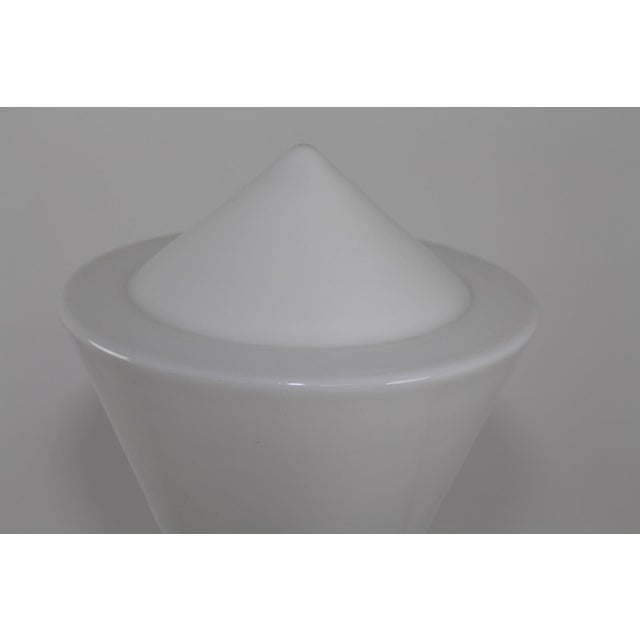 Art Deco Aluminum & Opaline Glass Table Lamp, 1930s For Sale - Image 17 of 18