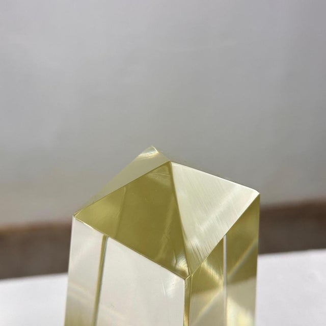 Decorative Obelisks in Pure Glass from Save Venice, Italy, 1989, Set of 2 For Sale - Image 16 of 18