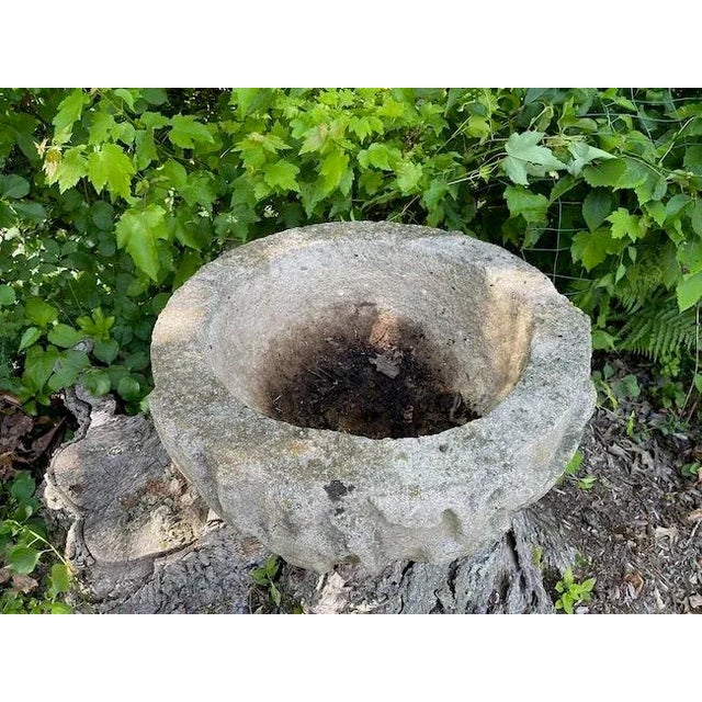 Large Antique Stone Planter With Medieval Hunting Scene For Sale - Image 11 of 13