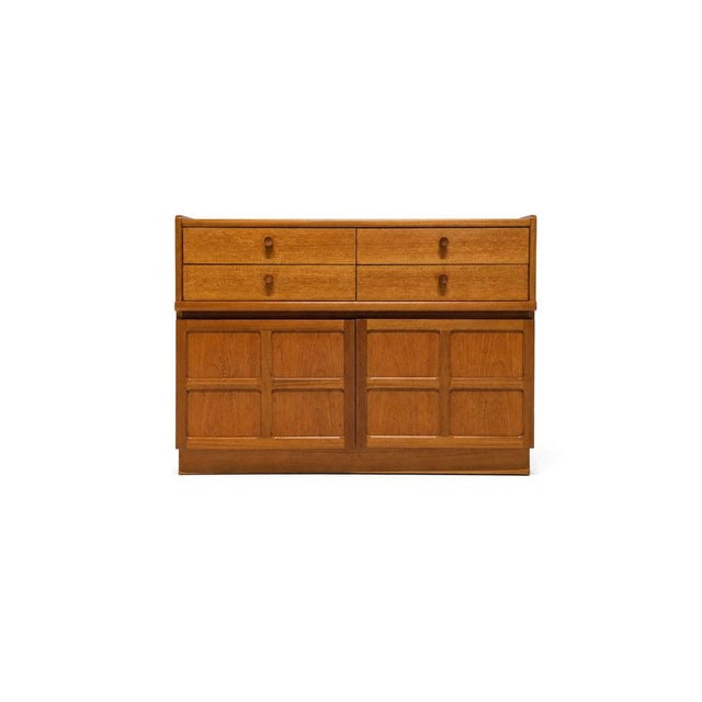 Mid-Century Modern Vintage Nathans Squares Sideboard, 1960s For Sale - Image 3 of 13