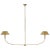 Turlington XL Linear Chandelier in Hand-Rubbed Antique Brass with Hand-Rubbed Antique Brass Shade Designer: Thomas O'Brien...
