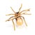 Vintage Pearl Diamond 18k Yellow Gold Silver Spider Brooch For Sale In Los Angeles - Image 6 of 6