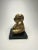 Figurative Vintage Traditional Solid Brass & Black Teddy Bear Figurine For Sale - Image 3 of 7