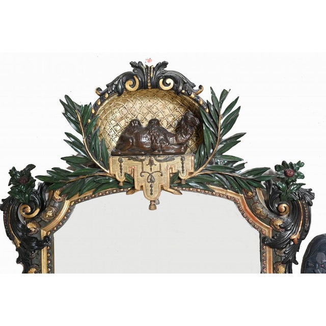 French Art Nouveau Mirror, 1890 For Sale - Image 3 of 7