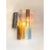 Multicolored Squared Murano Glass Wall Sconces from Simoeng, Set of 2 For Sale - Image 10 of 14
