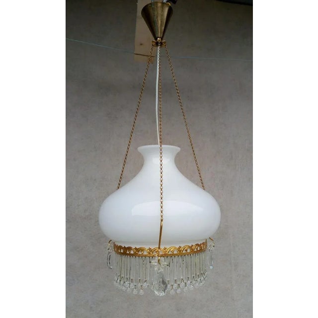 Vintage Type 70 020/1 Chandelier from Železnobrodske sklo, 1990s For Sale - Image 10 of 10