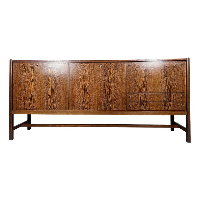 Vintage Wenge Highboard, 1960s For Sale