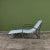 Early Walter Lamb Bronze & Canvas Double Wide Patio Chaise Lounge For Sale - Image 9 of 16
