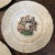 Early 19th Century Set of Three French Early 1800s Century Plates: Flowers, Boatmen, Dandies and Schoolmaster For Sale - Image 5 of 9
