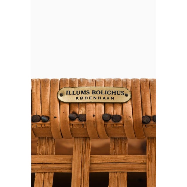 Bedside Tables in Cane and Teak attributed to Severin Hansen, 1950s, Set of 2 For Sale - Image 9 of 11