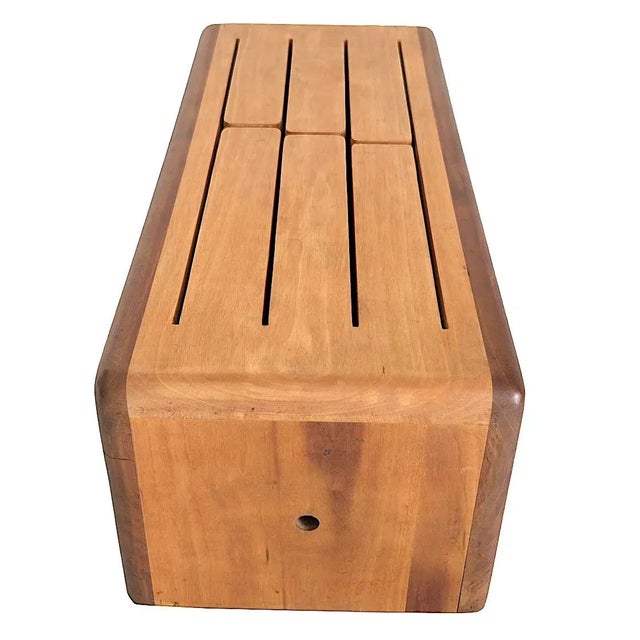 Vintage Hand Crafted Wood Slit/Tongue Drum For Sale - Image 12 of 13