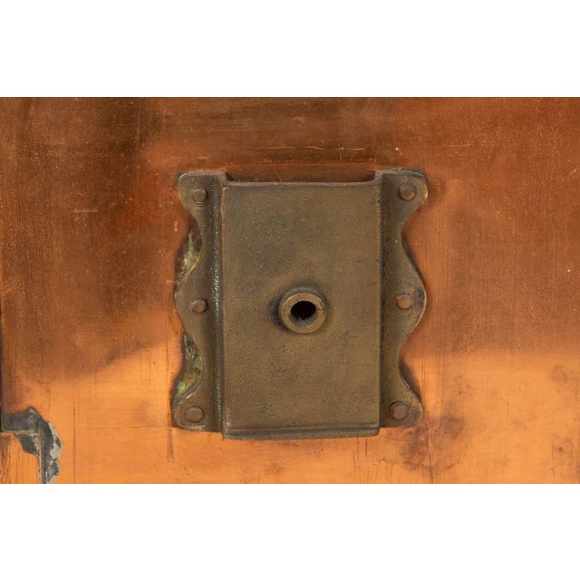 Pair of English Copper Ship’s Starboard & Port Ship's Lanterns For Sale - Image 9 of 13