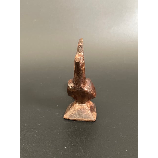 Mid Century Modern Ironwood Carved Roadrunner For Sale - Image 4 of 8