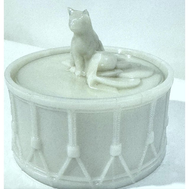 Early 20th Century Portieux Vallerysthal Powder Jar For Sale In Philadelphia - Image 6 of 7