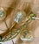 Mid 20th Century Danish Modern Brass and Glass Chandelier For Sale - Image 10 of 13