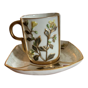 Late 19th Century Royal Worcester Teacup & Saucer