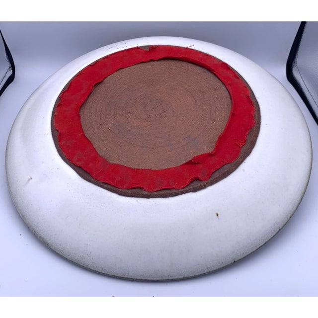 Vivika & Otto Heino Museum Quality Studio Pottery Charger For Sale - Image 9 of 13