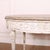 Late 19th C Swedish carved pine lamp table with faux marble top. 1880 This piece is designed in the style of the selected...