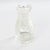 Modern Antique Etched Glass Ground Bottom Pitcher and Two Mugs For Sale - Image 3 of 11