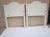 Twin Headboard Coastal Style Shutter Wood White Set of Two Style: Coastal Color: White Dimensions: 44" W x 55" H x 5" D